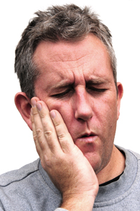 Man with Mouth Pain